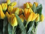 kunst tulpen geel, Huis en Inrichting, Woonaccessoires | Kunstplanten en Kunstbloemen, Ophalen of Verzenden, Zo goed als nieuw