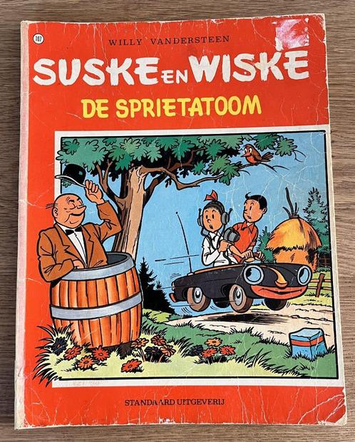 Suske en Wiske - De sprietatoom -107(1980) Strip, Boeken, Stripverhalen, Gelezen, Eén stripboek, Ophalen of Verzenden
