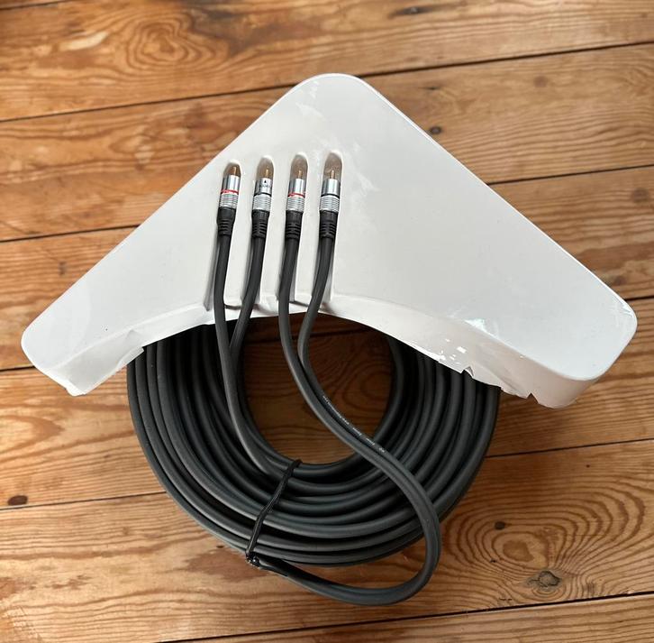 Rallonge cable audio de 20m RCA cinch OFC professionnel, Musique & Instruments, Amplis | Clavier, Moniteur & Sono, Neuf, Autres types