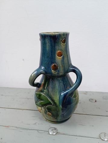 art nouveau vaas vlaams aardewerk beschikbaar voor biedingen