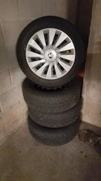 Winterwielen Skoda Octavia III  Michelin 205-55 -R16, Auto-onderdelen, Banden en Velgen, Ophalen, Gebruikt, Velg(en), 16 inch
