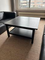 Zwarte houten salontafel, Huis en Inrichting, Ophalen, Zo goed als nieuw, Eikenhout
