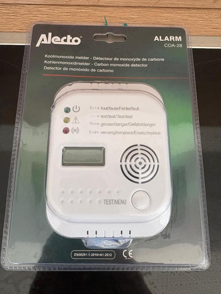Alecto koolmonoxidemelder COA 28 NIEUW, Elektronische apparatuur, Overige elektronische apparatuur, Nieuw, Ophalen of Verzenden