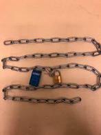 Ketting 2,5 m + hangslot, Fietsen en Brommers, Ophalen