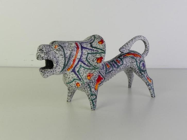 Leeuw - keramiek - Roberto Rigon, Antiek en Kunst, Antiek | Keramiek en Aardewerk, Ophalen of Verzenden