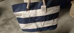 Isabel Bernard strandtas – blauw/wit – topstaat, Ophalen of Verzenden, Blauw