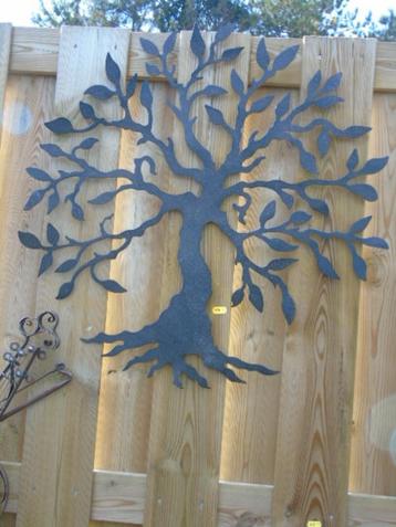 arbre de vie murale en fer forgé pat brun ... promo 65 euros, Jardin & Terrasse, Décoration murale de jardin, Enlèvement, Neuf