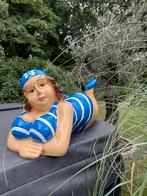 Liggende dame jacuzzi tuin zwembad vijver 80cm, Tuin en Terras, Ophalen, Nieuw, Kunststof, Mensenbeeld