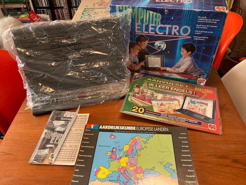 Computer Electro Jumbo vintage + aanvulset 'Ik leer Engels', Enfants & Bébés, Jouets | Éducatifs & Créatifs, Utilisé, Puzzles