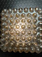 Retro plafondlamp , geel degelijk glas, Enlèvement, Comme neuf, Verre