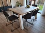 Tafel, dressoir en tv meubel: landelijk modern: prijsdaling!, Enlèvement, Comme neuf