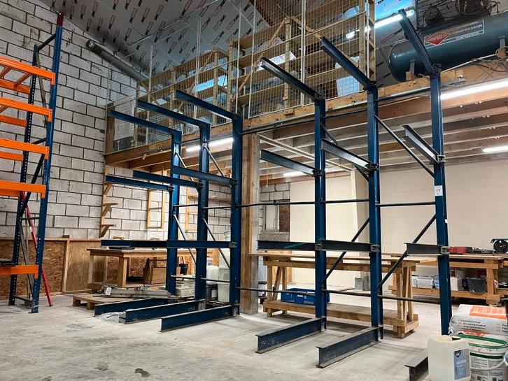 Zware draagarmstelling IPE160 (4,50m), Zakelijke goederen, Kantoor en Winkelinrichting | Magazijn, Stelling en Opslag, Ophalen of Verzenden