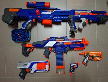 Nerf pistolen / geweren (5 stuks), Enlèvement, Comme neuf