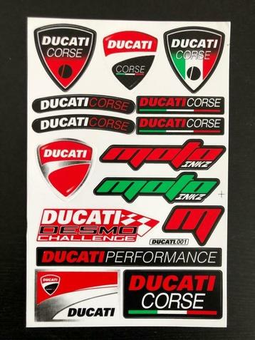 Ducati Corse stickersheet stickerset stickervel stickers