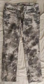 FREEMAN T.PORTER Jeans flowerish greyish, size 31, Ophalen of Verzenden, Zo goed als nieuw