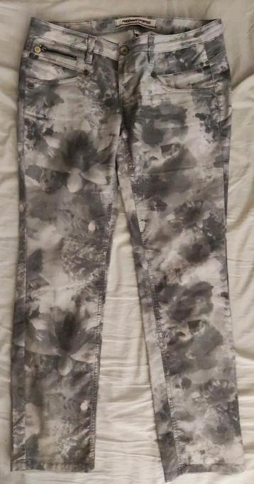 FREEMAN T.PORTER Jeans fleuri grisâtre, taille 31, Enlèvement ou Envoi, Comme neuf