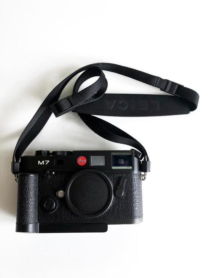 Leica M7 .72 - Black + Grip, TV, Hi-fi & Vidéo, Appareils photo analogiques, Utilisé, Leica, Enlèvement