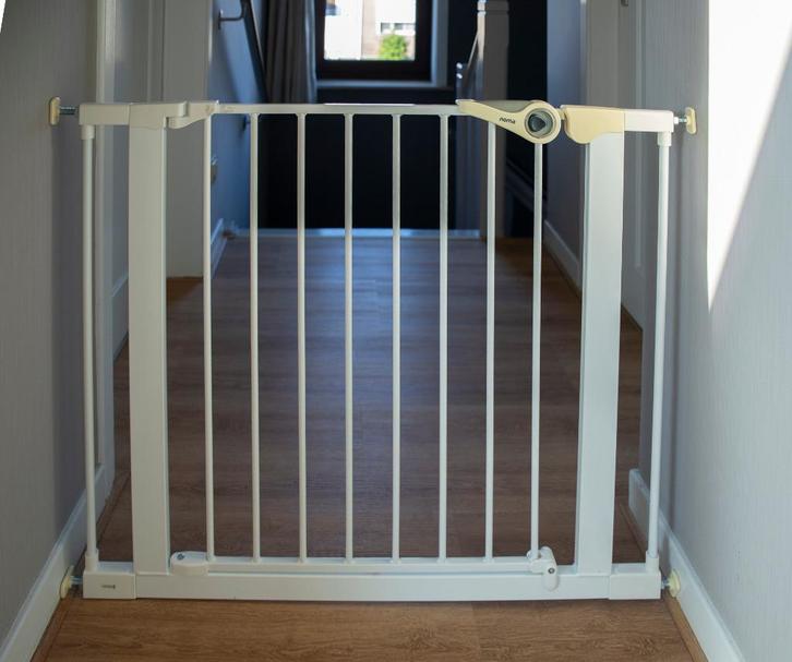 Traphekje Noma, Kinderen en Baby's, Traphekjes, Zo goed als nieuw, Klemhekje, Aluminium, Ophalen