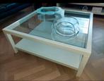 Salontafel + bijzettafel (set), Ophalen, Zo goed als nieuw, Glas