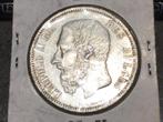 België 5 Frank 1875 zilver zeer mooi, Postzegels en Munten, Ophalen of Verzenden, Zilver