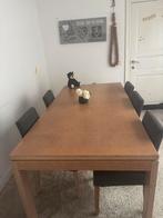 Tafel + 5stoelen, Maison & Meubles, Salles à manger complètes, Enlèvement, Utilisé