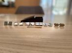 Oude manchetknopen en dasspeld, Handtassen en Accessoires, Manchetknopen, Ophalen, Gebruikt, Overige materialen