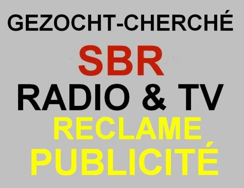 recherché > toutes les publicités SBR radio TV, Collections, Marques & Objets publicitaires, Enlèvement