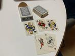 2 setjes oude speelkaarten Vangenechten, Verzamelen, Speelkaarten, Jokers en Kwartetten, Ophalen of Verzenden, Zo goed als nieuw