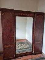 Art Nouveau walnoot kast en bijpassend bed, Antiek en Kunst, Antiek | Meubels | Kasten, Ophalen