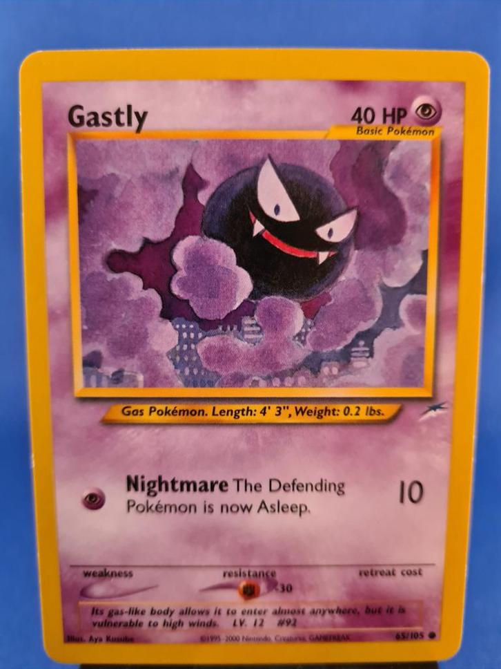 Gastly 65/105 - Neo Destiny, Hobby en Vrije tijd, Verzamelkaartspellen | Pokémon, Gebruikt, Verzenden
