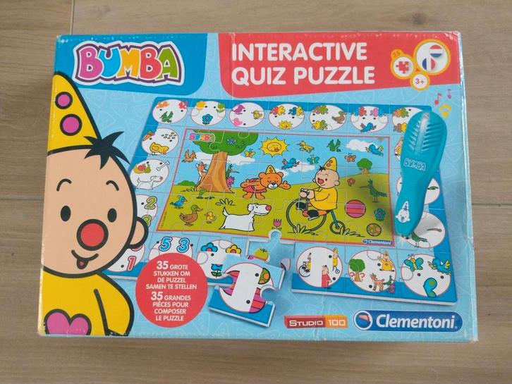 Bumba interactieve quiz puzzel Studio 100, Kinderen en Baby's, Speelgoed | Kinderpuzzels, Zo goed als nieuw, Ophalen