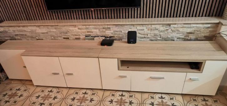 Groot tv-meubel in goede staat, Huis en Inrichting, Kasten |Televisiemeubels, Gebruikt, Ophalen