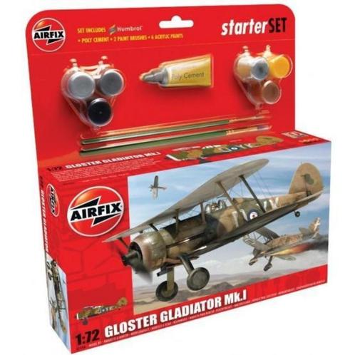 Modelbouw vliegtuig Gloster Gladiator MK.I, Hobby en Vrije tijd, Modelbouw | Vliegtuigen en Helikopters, Nieuw, Vliegtuig, 1:72 tot 1:144