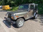 Jeep Wrangler Sahara met slechts 148.000 km !!, Auto's, Oldtimers, 4 zetels, Stof, Beige, Beige