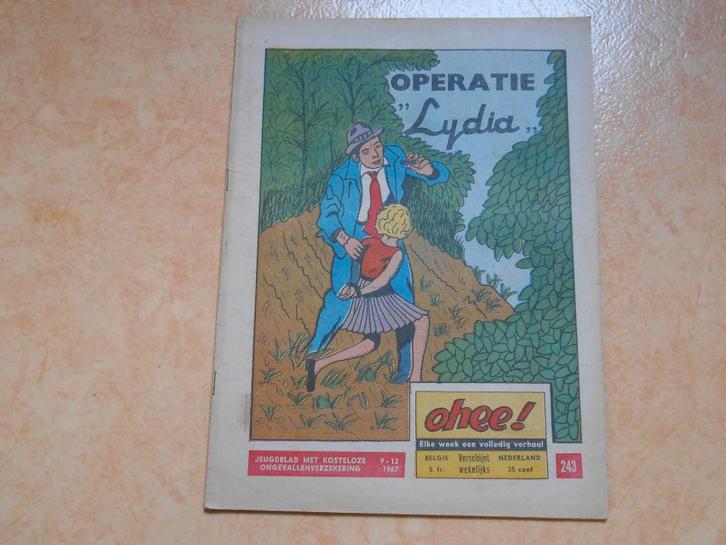 Ohee 243 Operatie "Lydia" 1967., Livres, BD, Comme neuf, Une BD, Enlèvement ou Envoi