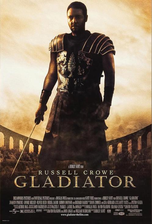 Gladiator : Film Poster, Verzamelen, Posters, Zo goed als nieuw, Film en Tv, Rechthoekig Staand, Ophalen