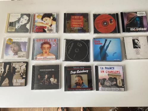 12 CD Chanson française: Dion, Goldman, Renaud, Gainsbourg.., Cd's en Dvd's, Cd's | Franstalig, Zo goed als nieuw, Ophalen of Verzenden