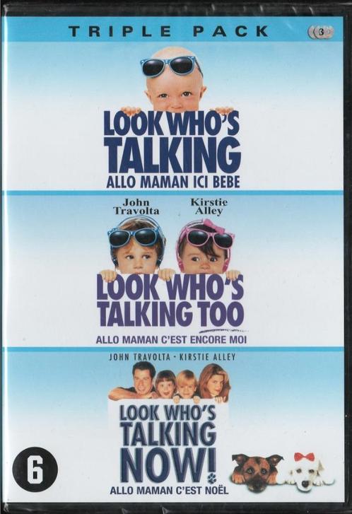 Look Who's Talking Triple, Cd's en Dvd's, Dvd's | Komedie, Nieuw in verpakking, Boxset, Alle leeftijden, Verzenden