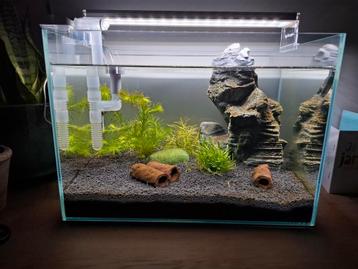 Aquarium Superfish Scaper 45, Dieren en Toebehoren, Vissen | Aquaria en Toebehoren, Ophalen, Gebruikt
