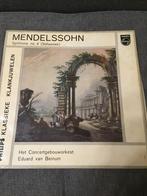LP Eduard van Beinum Mendelssohn, Ophalen of Verzenden, Barok, Zo goed als nieuw, Orkest of Ballet