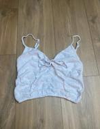 Topje van Pull&Bear, Kleding | Dames, Topjes, Maat 38/40 (M), Wit, Ophalen of Verzenden, Gedragen