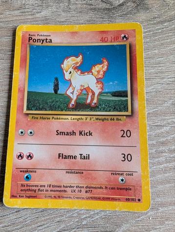 Pokémon Ponyta 60/102 beschikbaar voor biedingen