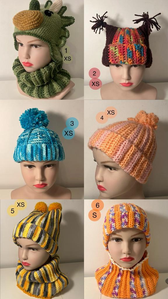 Bonnets et echarpes pour enfant en crochet, Kinderen en Baby's, Kinderkleding | Mutsen, Sjaals en Handschoenen, Nieuw, Ophalen of Verzenden