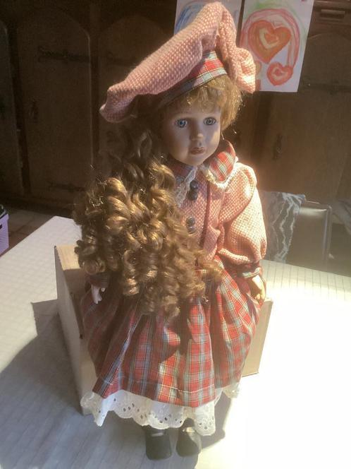 antieke pop 52cm, Antiek en Kunst, Curiosa en Brocante, Ophalen