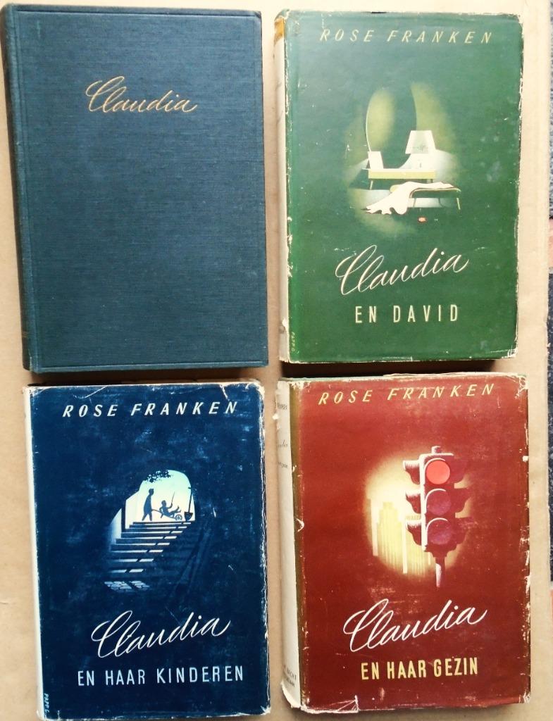 Claudia-serie - 4 ex. - Rose Franken (1895-1988), Gelezen, Verzenden, Rose Franken (1895-1988), Amerika