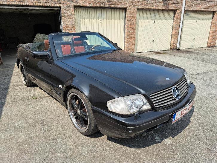 Mercedes 320 sl 1998, Auto's, Mercedes-Benz, Particulier, SL, Benzine, Euro 3, Cabriolet, 2 deurs, Automaat, Blauw, Overige kleuren