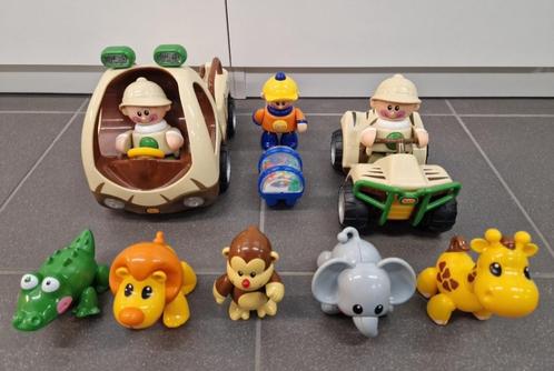 Tolo First Friends speelgoed: safari wagen, jeep en dieren, Kinderen en Baby's, Speelgoed |Speelgoedvoertuigen, Gebruikt, Ophalen of Verzenden