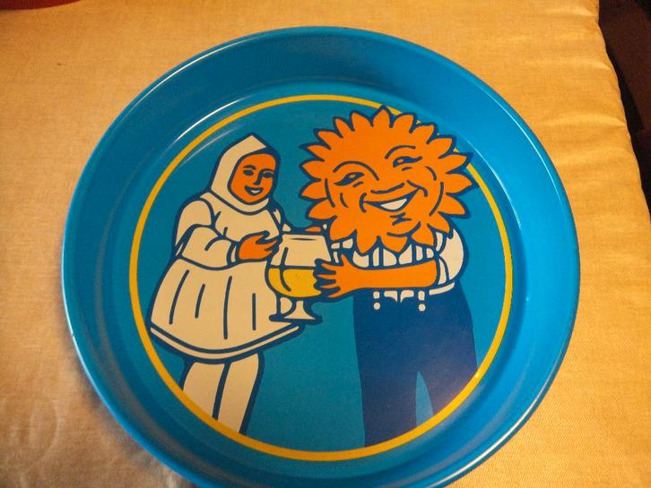 bierplateau, sezoens, Collections, Marques de bière, Utilisé, Panneau, Plaque ou Plaquette publicitaire, Autres marques, Enlèvement ou Envoi