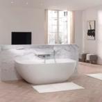 halfvrijstaand bad Balmani Forte in Solid Surface mat wit (1, Maison & Meubles, Salle de bain | Salle de bain complète, Enlèvement