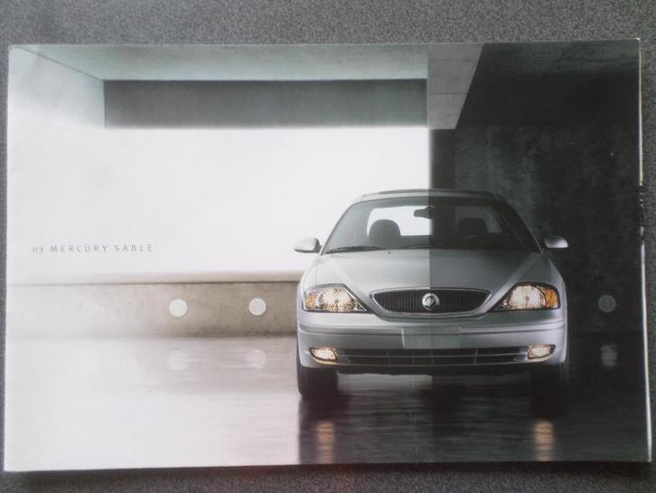 2003 Ford Mercury Taurus Brochure, Boeken, Auto's | Folders en Tijdschriften, Ford, Ophalen of Verzenden